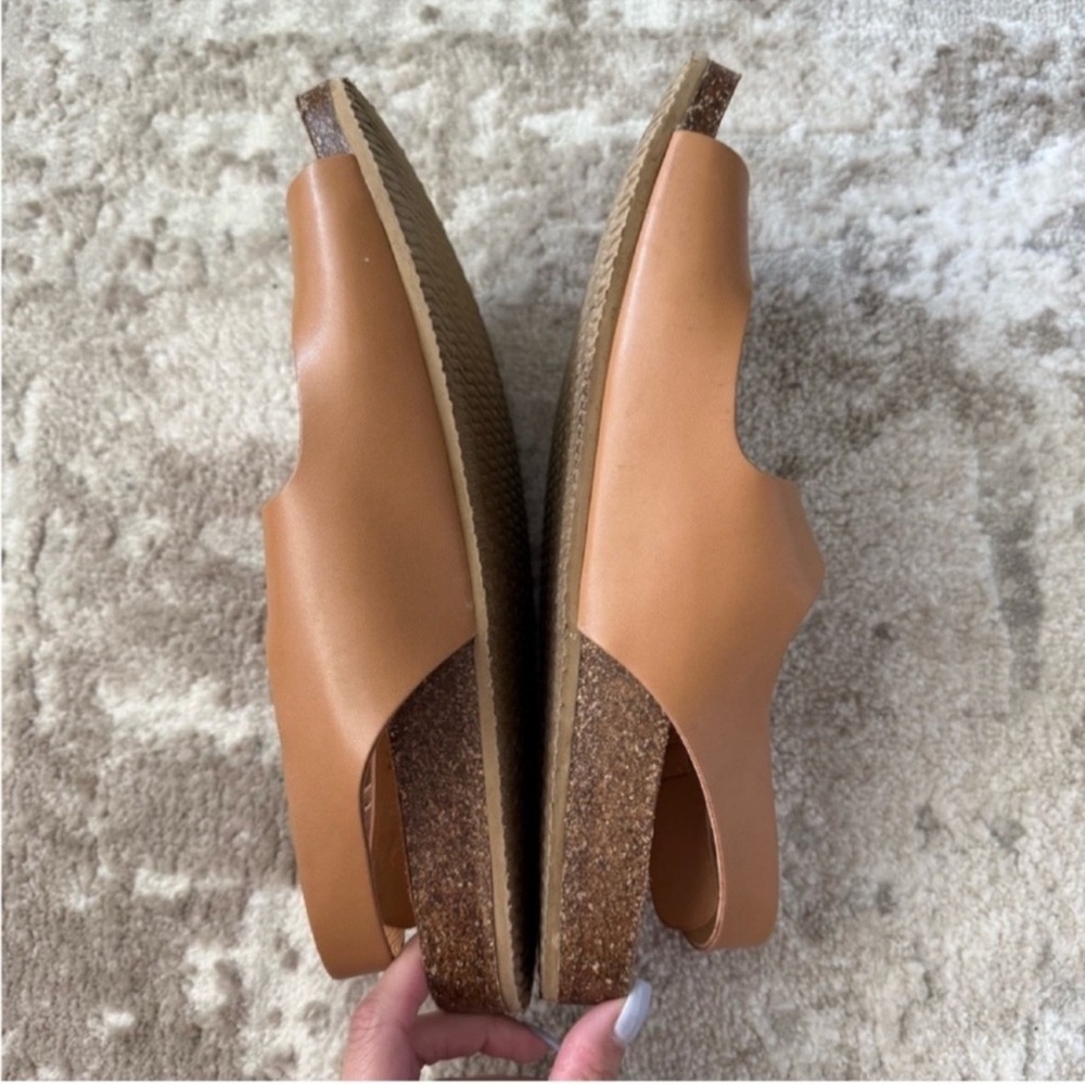 Bundle of Loft Leather Two Strap Sandals - Picture 3 of 10